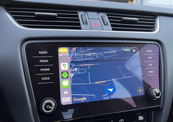 Skoda Octavia cena 54900 przebieg: 134873, rok produkcji 2019 z Limanowa małe 121